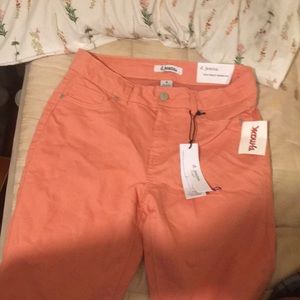 High waisted jean shorts